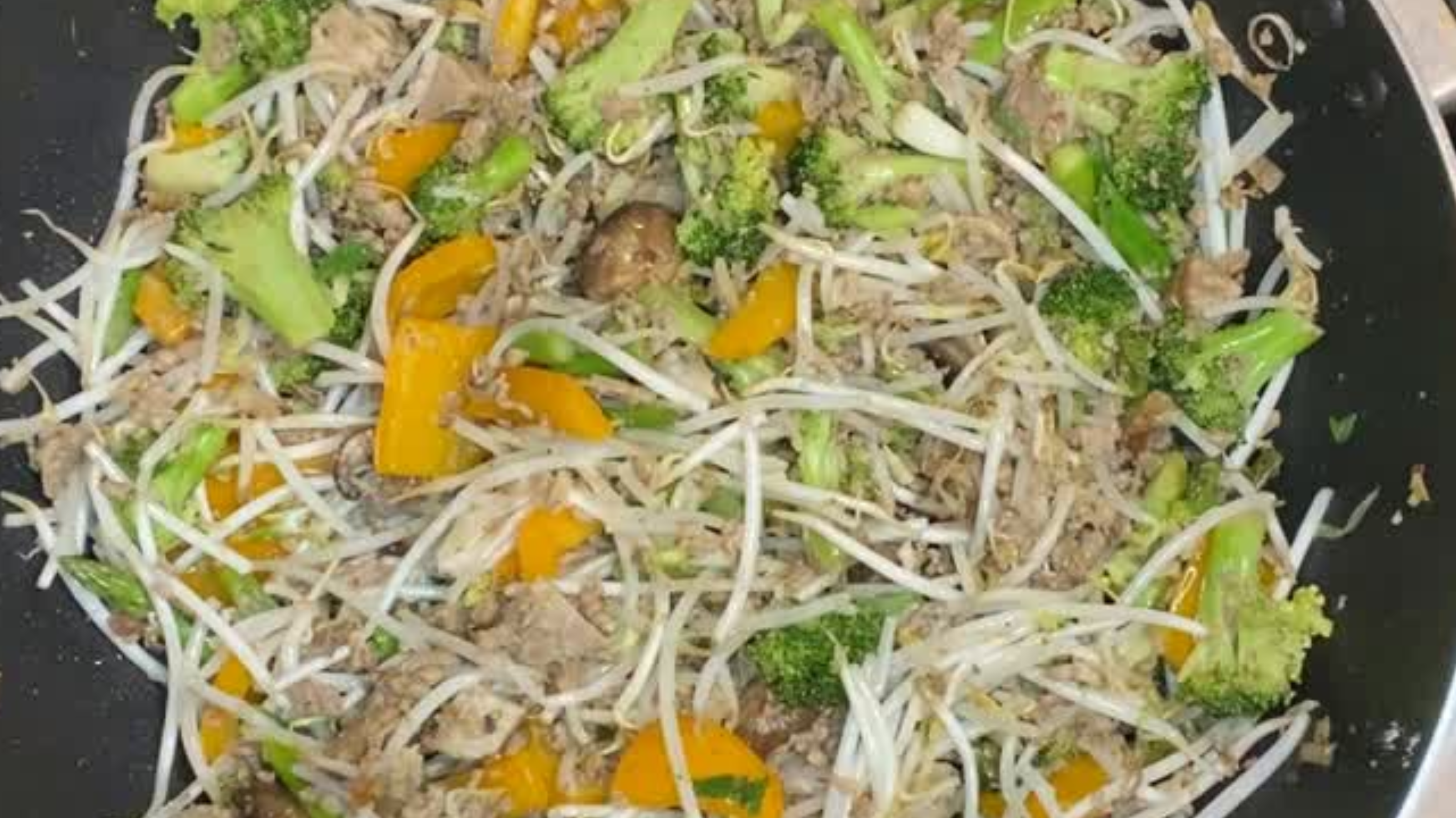 Easy Ground Pork Stir Fry with Noodles