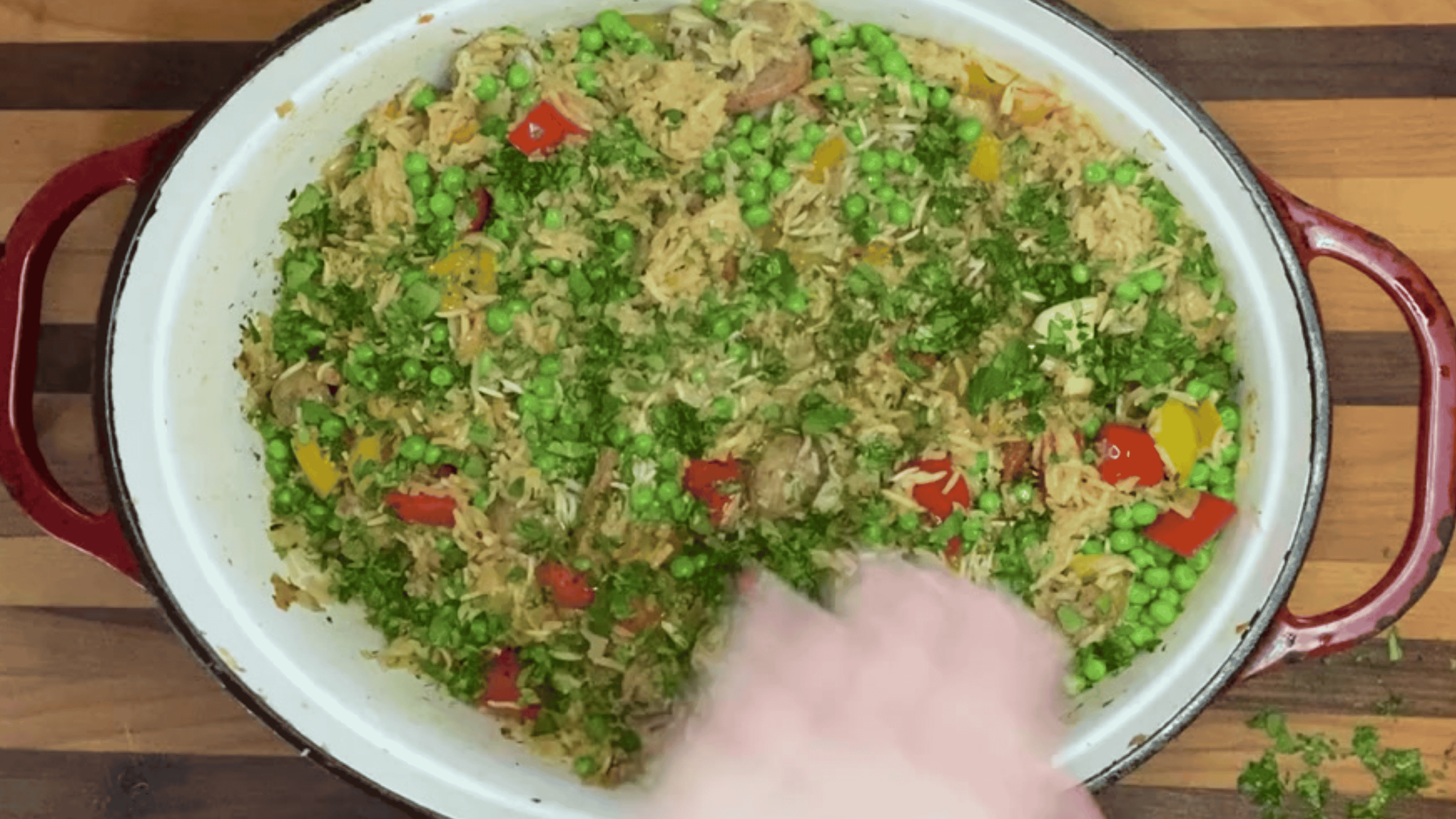 Easy One Pot Sausage and Rice Casserole